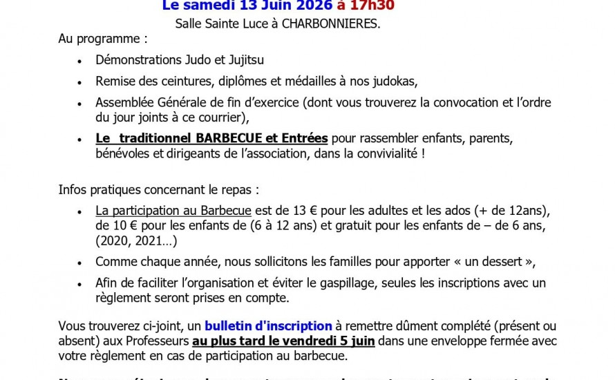 Fête de fin d'année à la salle Sainte Luce de Charbonnières les Bains